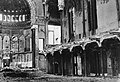 Synagogue de Berlin en 1945 photographiée en ruines par un soldat soviétique.