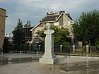 Светомузыкальный фонтан «Высоцкий» в Гороховце