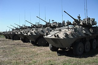 <span class="mw-page-title-main">Bison and Coyote armoured vehicles</span> Armoured Personnel Carrier