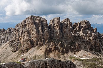 Grote paardentand (Denti di Terrarossa)