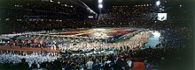 The Australian team at the opening ceremony 151100 - Opening Ceremony Australian team - 3b - 2000 Sydney opening ceremony.jpg