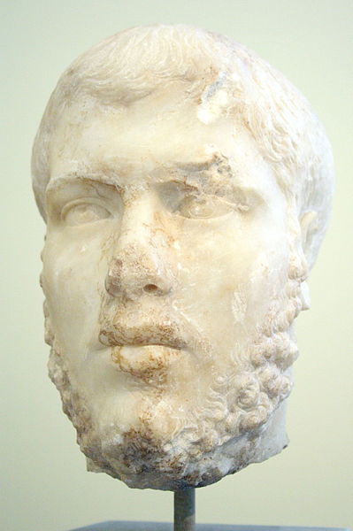 File:1521 - Archaeological Museum, Athens - Head of a 3rd century kosmetes - Photo by Giovanni Dall'Orto, 2009.jpg