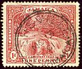 1d issue 1900, cancelled at ..ERSVILLE in 1901. SG31.