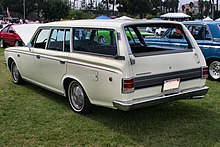 1969 Custom Wagon, showing side hinged tailgate
