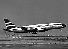1971.03.06 HANEDA VR-HFZ Cathay Pacific Airways Convair CV-880.jpg