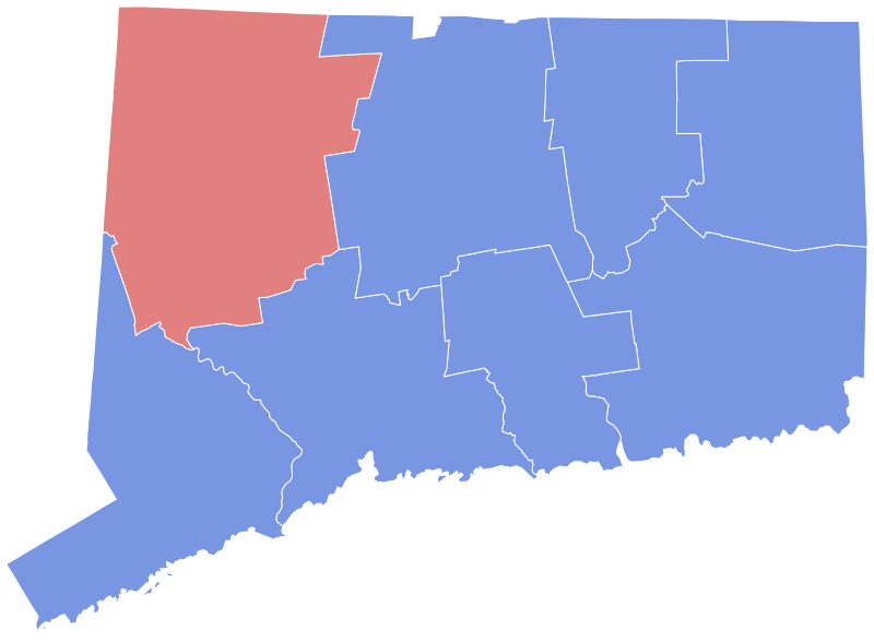File:2010 United States Senate election in Connecticut results map by county.svg