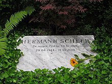 20140614 xl 4343 Hermann Scheer Grabstätte Feld 16-A-20-21 Trakehner Allee 1 Berlin-Westend Friedhof Heerstraße--Waldfriedhof Heerstraße.JPG