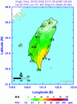 20161006 Taitung earthquake.gif