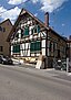 Wohnhaus in der Hohewartstraße 24 in Stuttgart-Feuerbach. Erbaut 1889 im Stil des Historismus, vermutlich von W. Pfaeffle (Geometer). Geschützt nach §...