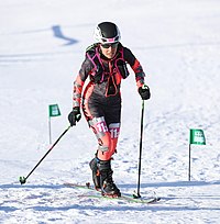 Roksana Saveh Shemshaki ved den blandede stafetkonkurrence