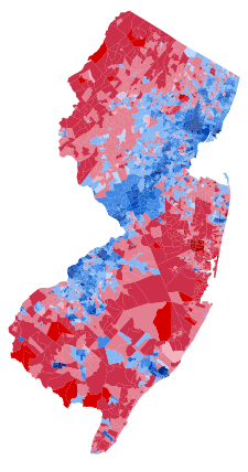 2020 Presidential Election in New Jersey by Precinct.svg