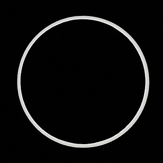 The 2023 Annular Eclipse at full annularity