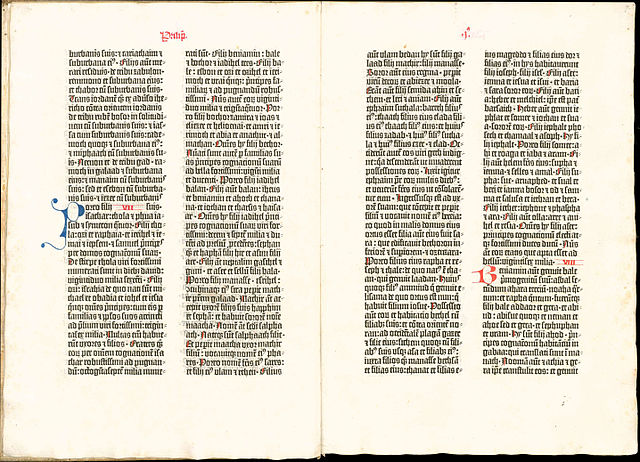 Gutenberg Bible - Wikipedia
