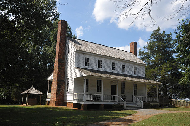 A Revolutionary War skirmish occurred at the House in the Horseshoe (pictured) in 1781.