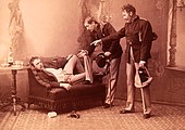 Herczeg Ferenc: A dolovai nábob lánya darabban Zilahy Gyula, Császár Imre, Náday Ferenc hármasa, Nemzeti Színház, 1893