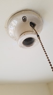 Ball chain pull switch for a ceiling light A pull switch for a ceiling light.jpg