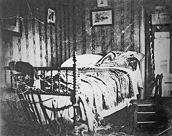 Lincoln's deathbed[d]