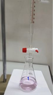 Titration Laboratory method for determining the concentration of an analyte