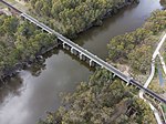 Luchtfoto van de Murrumbidgee River Railway Bridge in Wagga Wagga.jpg