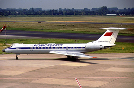 Tu-134B-3, podobny w konstrukcji do rozbitego