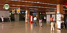 Interior del aeropuerto.