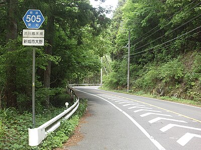 静岡県道298号・愛知県道505号渋川鳳来線