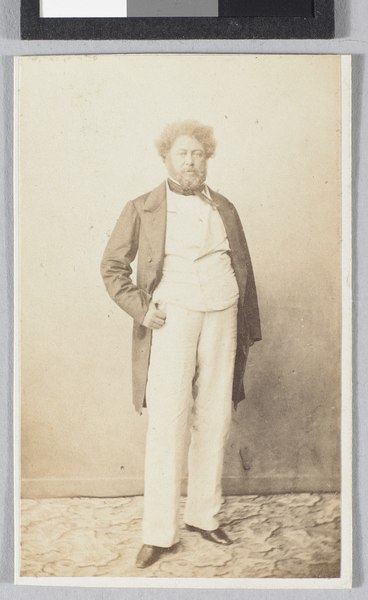 File:Alexandre Dumas sr. (1802-1870), Frans dramaturg en schrijver, objectnr KA 6895.113.tif