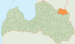 Alūksne - Carte