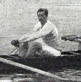 André Gaudin en 1902, Paris Match du vainqueur-Lyon en 'Huit' avec barreur.jpg