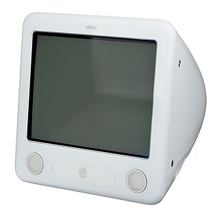 eMac All-in-one desktop computer designed, manufactured, and sold by Apple Computer, Inc.