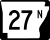 Highway 27N marker