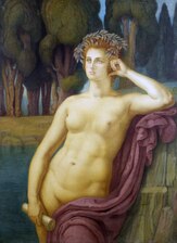 Une muse (1903), peinture à la cire, (galerie Thiel)