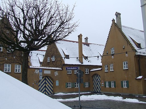 Augsburg Jakobsplatz Fuggerei