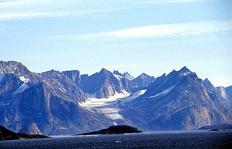 Nedlukseakfjord in Straat Davis