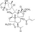 Image 14Structure of Azadirachtin, a terpenoid produced by the Neem plant, which helps ward off microbes and insects. Many secondary metabolites have complex structures (from Evolutionary history of plants)