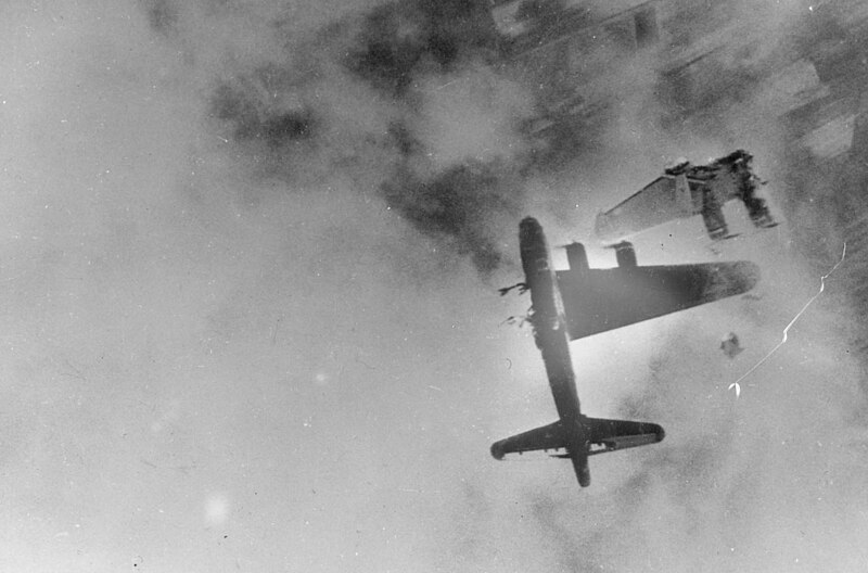 File:B-17G Destroyed by Flak.jpg