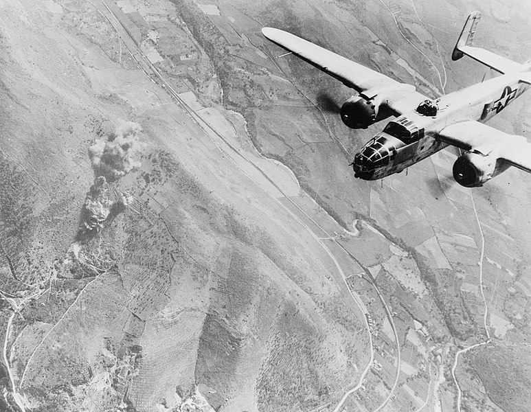 File:B-25 over Tivoli.jpg