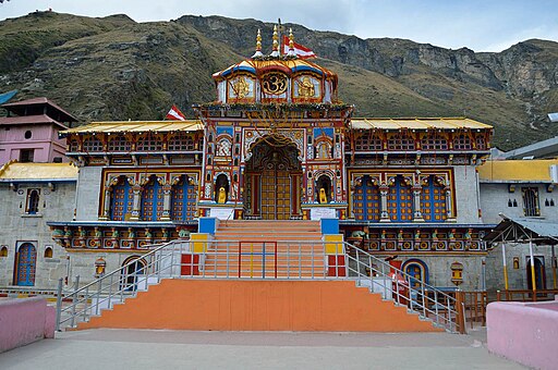 Badrinath Temple in Uttarakhand - OCT 2014