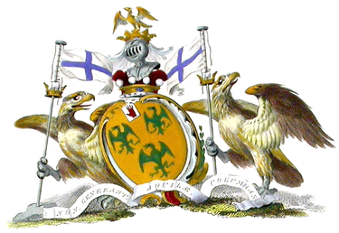 Arms of the Barons Rodney. Baron Rodney coa.png