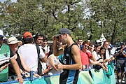 Deutsch: Beachvolleyball bei den Olympischen Jugendspielen 2018; Tag 11, 17. Oktober 2018; Jungen, Spiel um Platz 3 – Argentinien-Ungarn 2:0 (21–15/21–15) English: Beach volleyball at the 2018 Summer Youth Olympics at 17 October 2018 – Bronze Medal Match – Argentina-Hungary 2:0 (21–15/21–15)