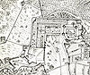 Heidelberg Castle, fortification plan (1622)