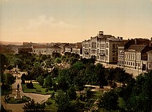 View of Belgrade between 1890 and 1900. Belgrade University Buildings.jpg