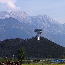 Vue depuis la route du col du Brenner.