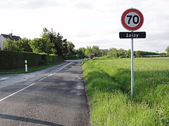 70 km/h au lieu-dit Loizy, Besny-et-Loizy, dans l'Aisne.