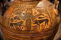 Boeotian early orientalizing - neck-amphora - Artemis as potnia theron - eagle chasing hare - Athens NAM 220 - 02