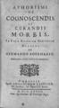 Aphorismi de cognoscendis et curandis morbis, 1728