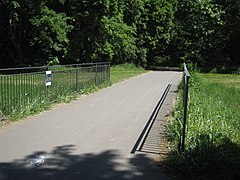 Brücke beim kleinen Teich