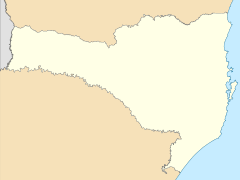Mapa lokalizacyjna Santa Catarina