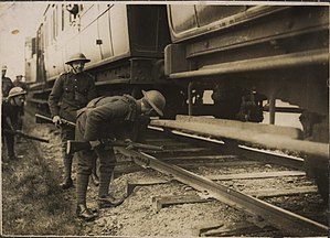 British soldiers searching trains on Kerry line for republicans (17049192487).jpg