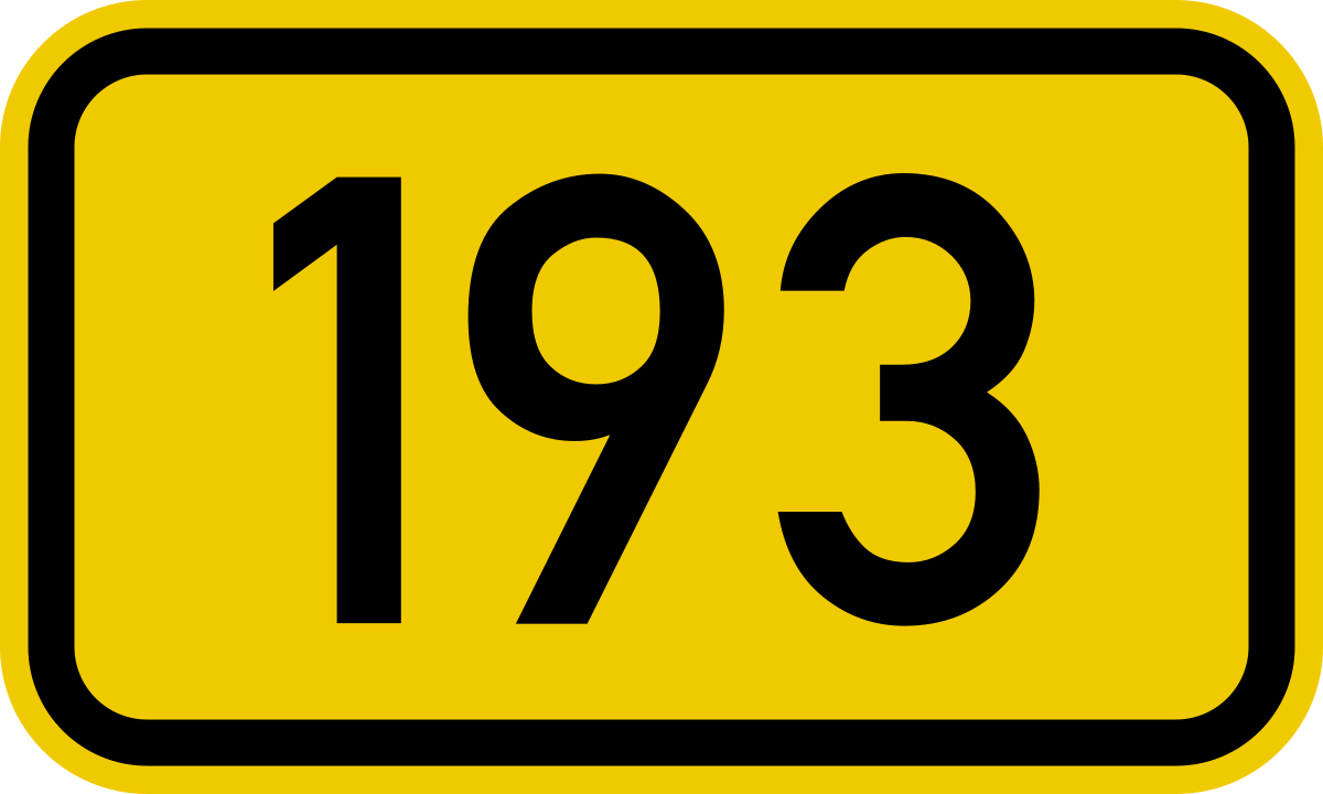 File Bundesstrasse 193 Number Svg Wikimedia Commons